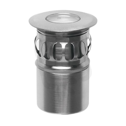 Zemní svítidlo BERET-2R 7 TONDO 1LED 2W NIKEL SPAZ LINEA LIGHT 93127W08