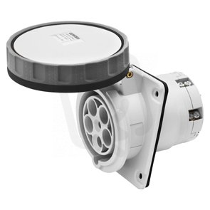 Zásuvka zapuštěná 10° 3pól.+N+E 63A 500V 7H IP67 GEWISS GW63256H