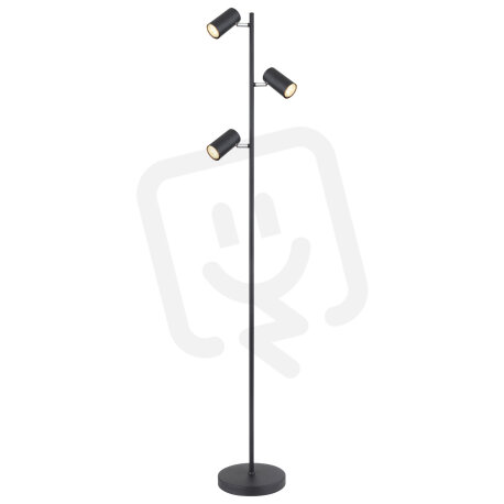 Stojací lampa ROBBY černá mat 3xGU10 LED 5W 230V GLOBO 57910SB