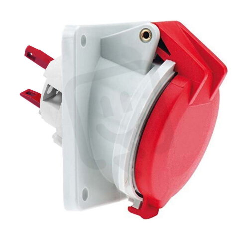 Zásuvka vestavná 32A 5p 400V IP55 6h Quick-Connect BALS 12913