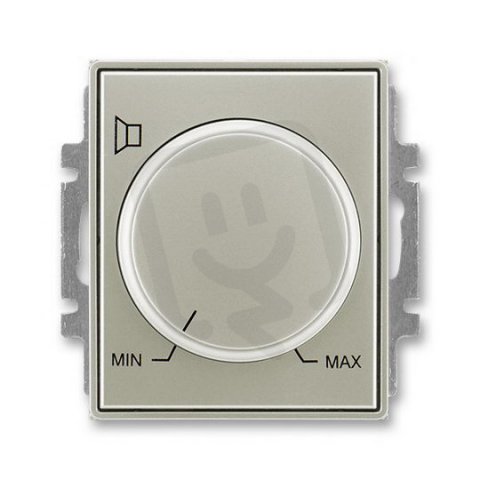 Regulátor hlasitosti 100 V, s krytem 5016E-A10100 32 starostříbrná Time ABB