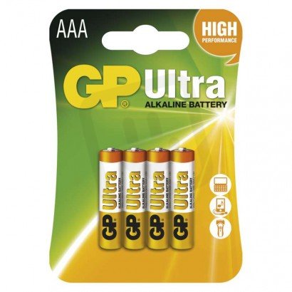 GP alkalická baterie ULTRA AAA (LR03)/1014114000/ B1911