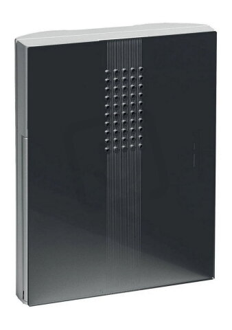 Elektronický gong CROMA 50, černý, ~8-12V, (baterie 4x1,5 V - LR14/C), 3 melodie