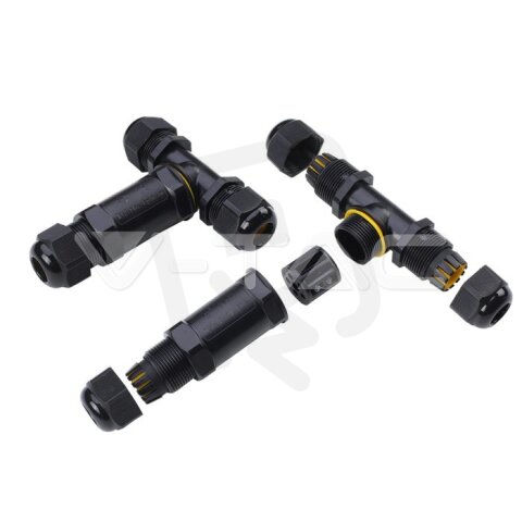 Waterproof Black Terminal Block 8-12mm I