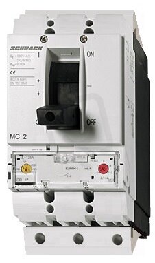 Jistič výkonový  A,3-pól 50kA 200A,odním(nutno obj. MC296699) SCHRACK MC220231S-