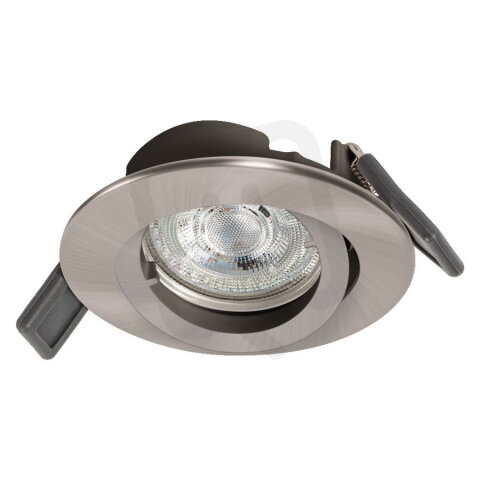 LEDVANCE RECESS DOWNLIGHT TWISTLOCK GU10 ADJ 4.3W 2700K Brished Nickel