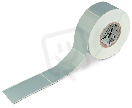Typové štítky, 50 × 25 mm, Barva stříbra WAGO 210-812