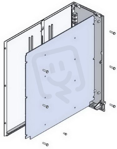 Montážní panel KVR-MP 2, s pozinkovaným povrchem, pro KVR 2 ETI 001601633