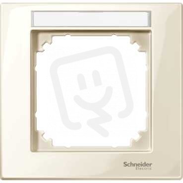 Merten Rámeček jednonásobný M-Plan White Cream SCHNEIDER MTN514144