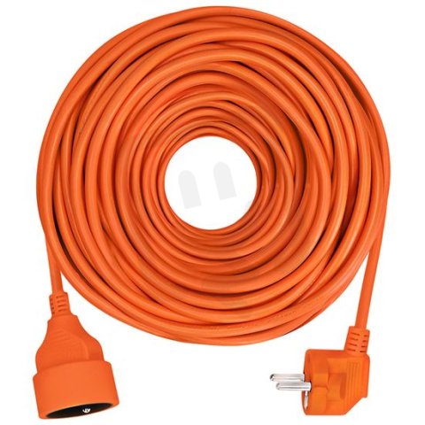 1z prodlužovací přívod - spojka, 20m, 3 x 1,5mm2, oranžová SOLIGHT PS07