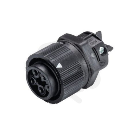 zásuvka vestavná RST mini, 4-pól, M20, černá WIELAND 46.051.5054.1