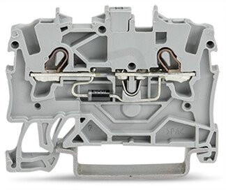 Svorka pro moduly 2 vodiče s diodou 1N4007 šedá 1,5mm2 WAGO 2001-1211/1000-411