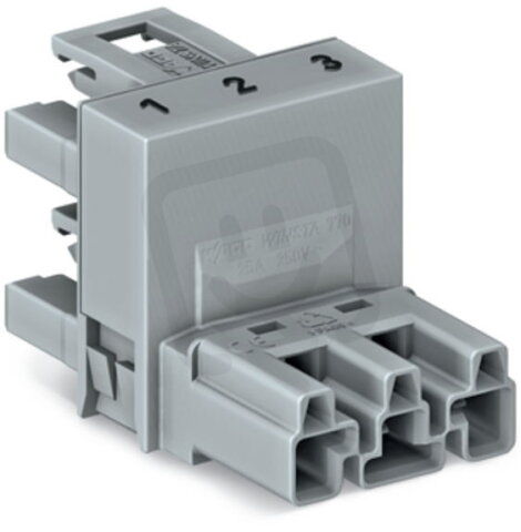 h-rozdělovač 3pól. Kód. B šedá WAGO 770-1661