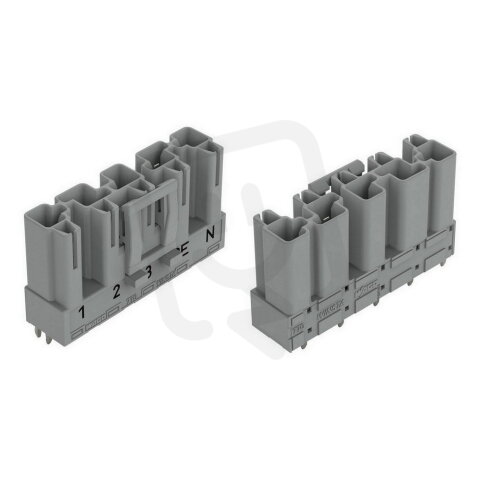 Konektor na desky plošných spojů rovné provedení 5pól. šedá WAGO 770-855/062-000