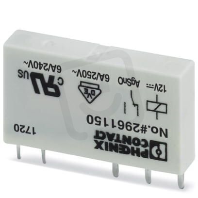REL-MR- 12DC/21 Zásuvné miniaturní výkonové relé s výkonovým kontaktem 2961150