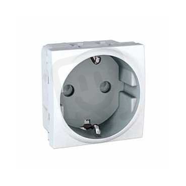 Unica Zásuvka 230V/16A, 2P+PE Schuko, Polar SCHNEIDER MGU3.037.18
