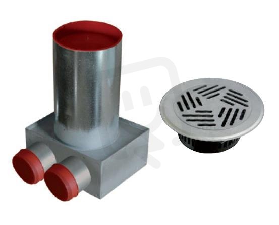 EDF-PK-BOX 150/2x75 podlahový box průchozí ELEKTRODESIGN 3879082