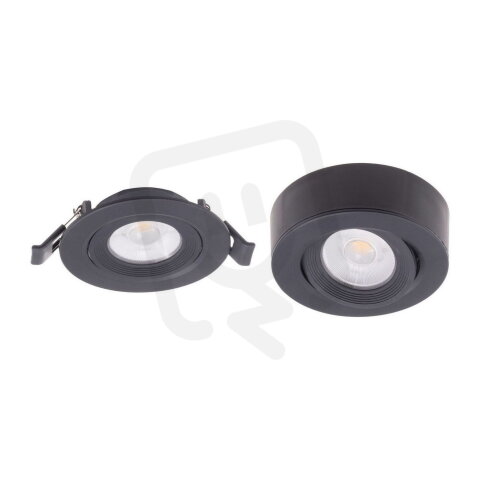 ISDA-B-WW 7W LED svítidlo černé T-LED 105523
