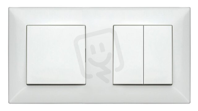 Set spínače č.1 a přepínače č.5, šroubové svorky, bílý SCHRACK EV106201--