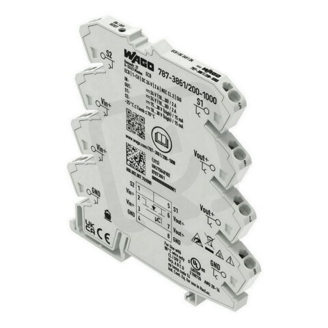 Elektronický jistič, 1kanál., Vstupní napětí 24 V DC WAGO 787-3861/200-1000