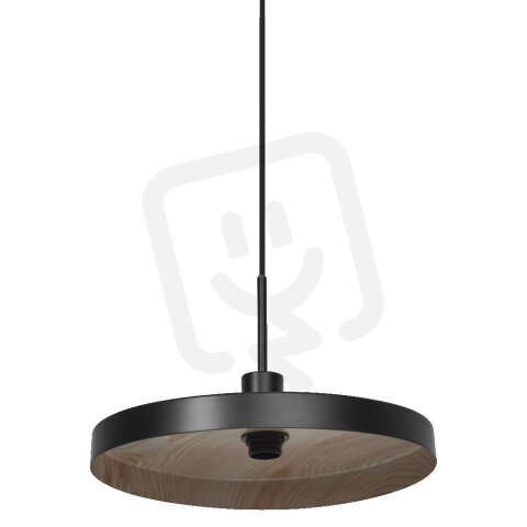 Závěsné svítidlo LEDVANCE Decor Plate Pendant E27 Black Wood Decor
