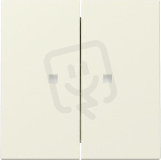 Dvojitá kolébka, kontrolka System 55 krémově bílá GIRA 363101