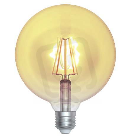 LED žárovka GOLD GLOBE Filament E27 220V 4W