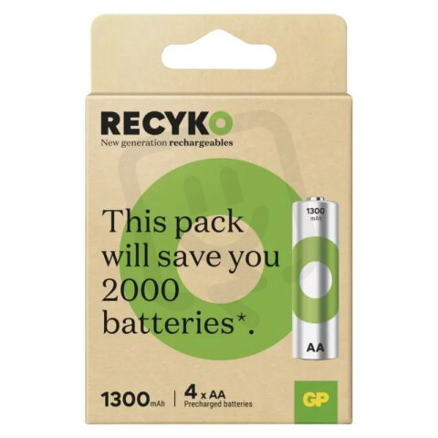 Nabíjecí baterie GP ReCyko 1300 AA (HR6) B25234