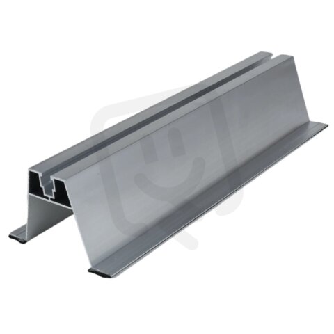 AL speciální profil H8359 + EPDM /Trapez/ mill finish 370mm 131093