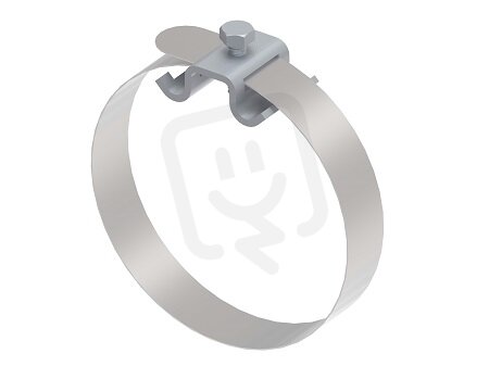 Svorka na potrubí univerzální na drát 8/10mm, průměr 160mm, Inox GROMTOR 315113