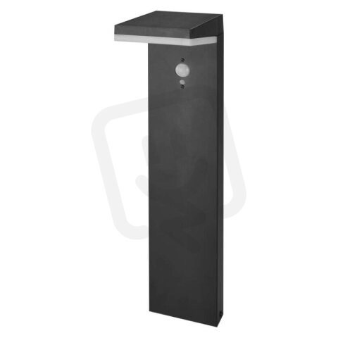 LED zahradní solární sloupkové svítidlo s čidlem soumraku VEREA 10,7x15,4x50 cm