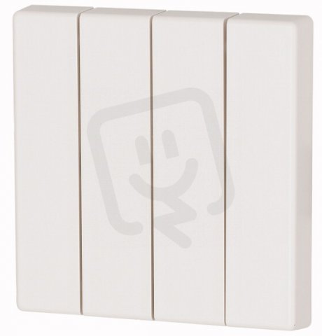 Eaton 126050 Kryt RF tlačítka 4x1/4 55x55mm, Bílá CWIZ-04/01