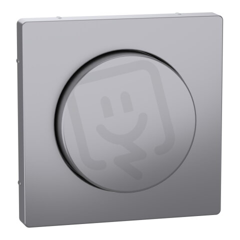 Centrální deska, Merten System D, s otočným knoflíkem, stainless steel, plast