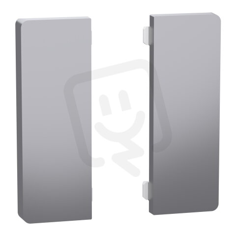 Klapka 2-násobná pro KNX tl. panel Dyn.Labeling, Stainless Steel MTN6192-6036