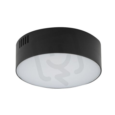 LID round LED 15W black 3000K