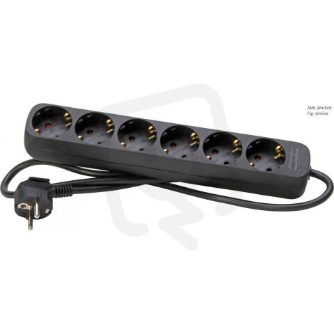 120615007 Multiple socket outlet 6-way,