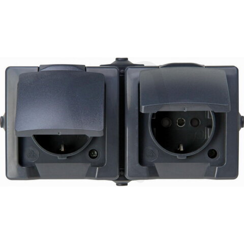 137055001 NAUTIC - double earthed socket