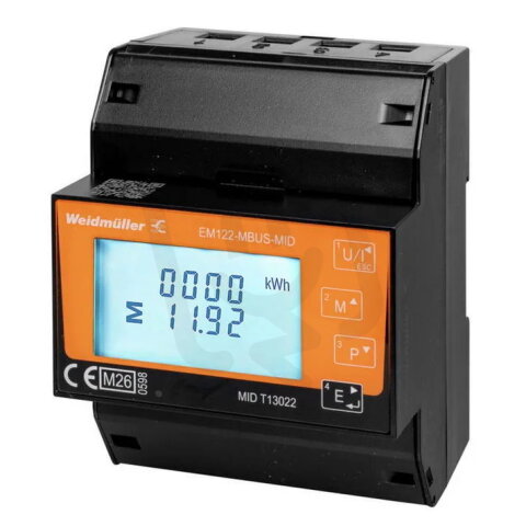 Elektroměr EM122-MBUS-MID WEIDMÜLLER 3141020000