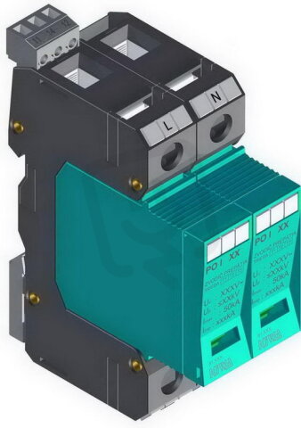 Přepěťová ochrana PO I 2 R EWS 280V/12,5kA, modulární, vyměnitelná, B+C+D