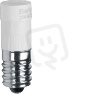 Žárovka, E10, 230V / =, 4 mA, -40 až +70 °C, příslušenství, bílá