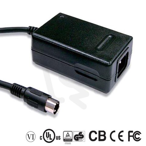 MEAN WELL GP25A13A-R1B Síťový 3hl adaptér 25W 5+12V