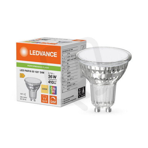 Světelný zdroj LED PAR16 DIM P 3.7W 930 GU10 LEDVANCE 4099854786419