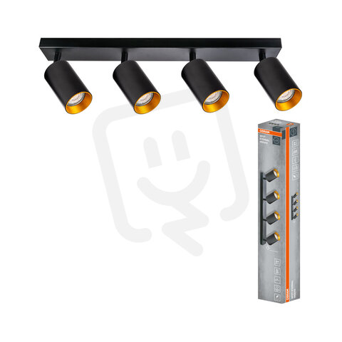 LED SPOT ETERNAL BLACK 4XGU10 OSRAM 4099854588174