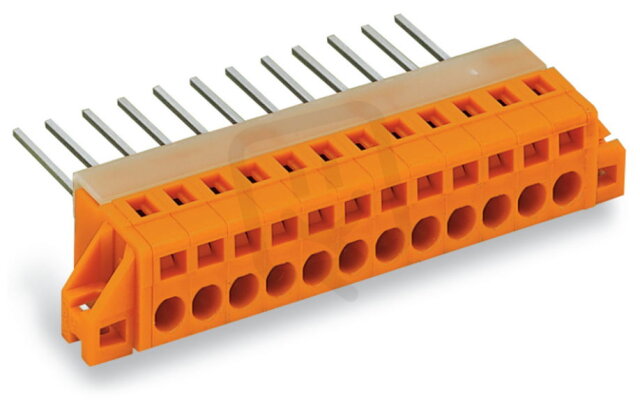 Průchozí svorka 2,5 mm2 oranžová Wago 731-168/048-000