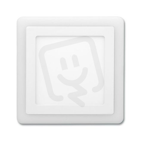 Dvojbarev. SMD 20x20cm, 12W+4W, 4000K+2700K, IP20, 800lm ECOLITE LED-DUO-S12W