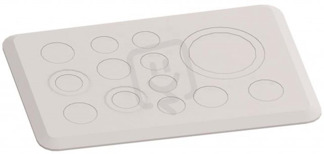 TZ102 příruba pro M průchodky 13 kabelů ABB 2CPX010452R9999