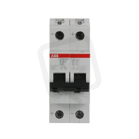 ABB S202MT-K6UC 2F jistič 6 A char. K 10kA 440V AC/DC pro kolejová vozidla