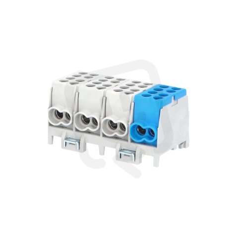 Svorkovnice rozbočovací HLAK 25 4/8 S 100A 4pól. AL/CU IP20 3xŠ/M na DIN 1000421