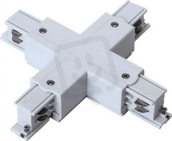 Propojovací lištový konektor TRACK X CONNECTOR 4W WHITE GREENLUX GXTR044