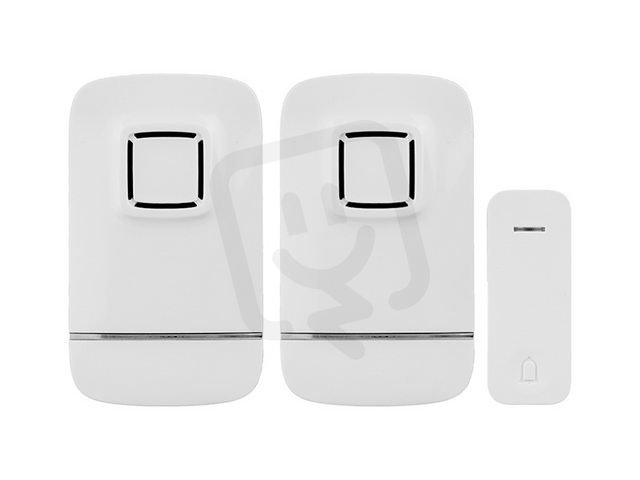 Bezdrátový domovní zvonek PIEZO BELL SET do zásuvky bezbateriové tlačítko